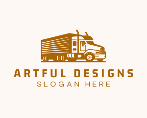 Trucking Logistic Transport logo design