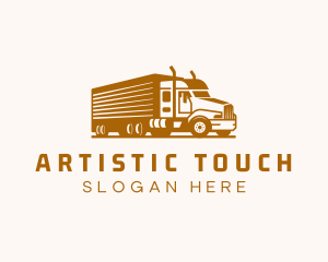 Trucking Logistic Transport logo design