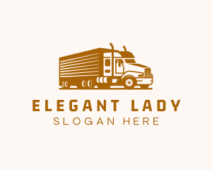 Trucking Logistic Transport logo design