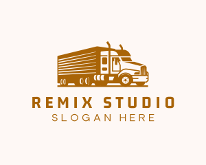 Trucking Logistic Transport logo design