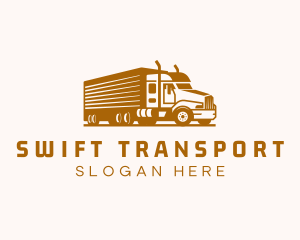 Transport - Trucking Logistic Transport logo design