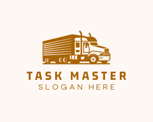 Trucking Logistic Transport logo design