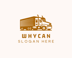 Courier - Trucking Logistic Transport logo design
