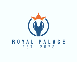 Royal Crown Mechanic  logo design