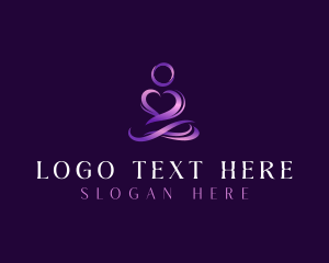 Lifestyle - Yoga Meditation Therapy logo design