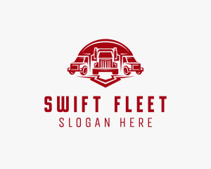 Truck Fleet Dispatch logo design