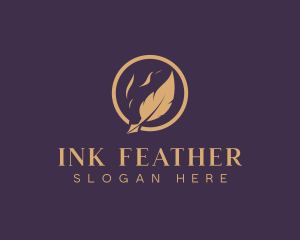 Quill - Writing Stationery Quill logo design