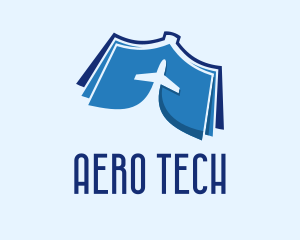 Aero - Pilot Travel Book logo design