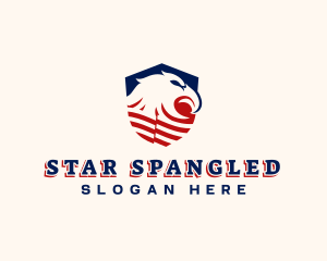 American - American Eagle Shield logo design