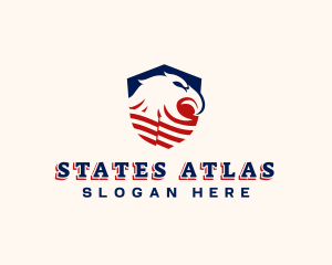 American Eagle Shield logo design