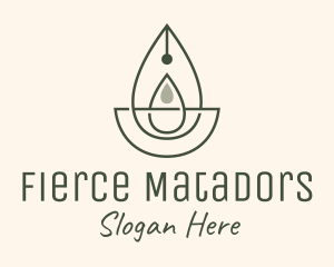 Wellness Oil Drop Essence logo design