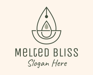 Wellness Oil Drop Essence logo design