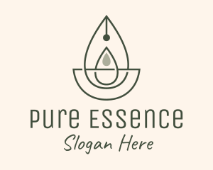 Essence - Wellness Oil Drop Essence logo design