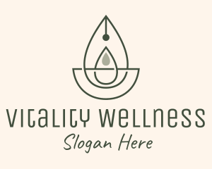 Wellness - Wellness Oil Drop Essence logo design