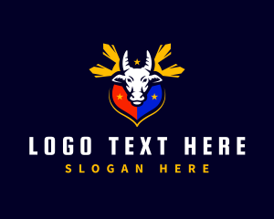 Manananggal - Philippine Tamaraw Animal logo design