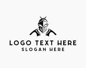 Soldier - Knight Warrior Gaming logo design