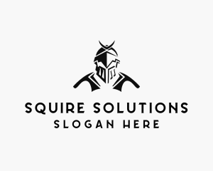 Squire - Knight Warrior Gaming logo design