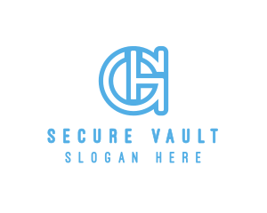 Vault - Money Vault Letter AGH logo design