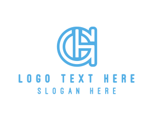 Monogram - Money Vault Letter AGH logo design