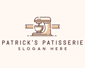 Baking Mixer Patisserie logo design