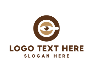 Sight - Coffee Cup Eye logo design