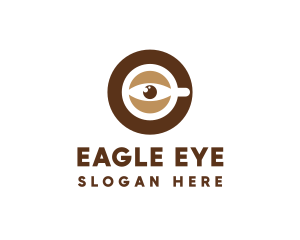 Coffee Cup Eye logo design