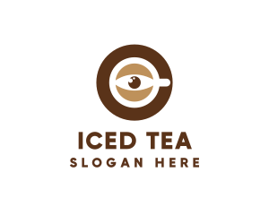 Coffee Cup Eye logo design