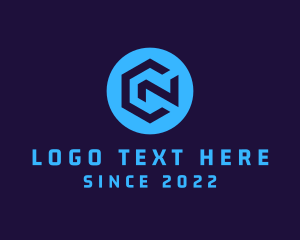 Letter Cn - C & N Gaming Monogram logo design