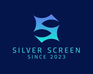 Game Streaming - Sharp Cyber Letter S Business logo design
