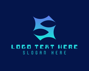 Programming - Cyber Tech Letter S logo design