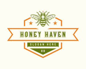 Apiary Bee Hive logo design