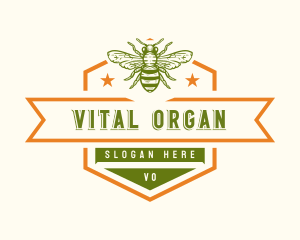 Apiary Bee Hive logo design