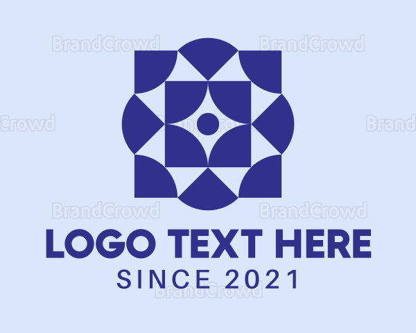 Tile Textile Design Logo