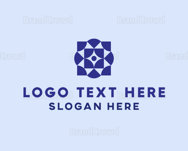 Tile Textile Design Logo