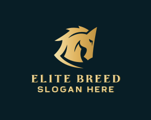 Gold Horse Equine logo design