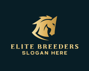 Gold Horse Equine logo design