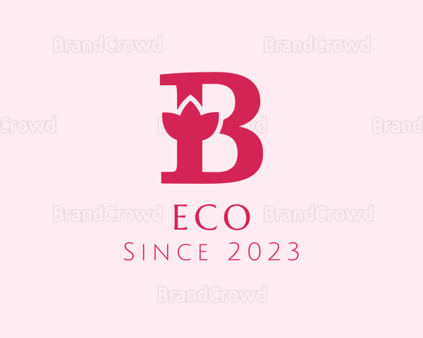 Violet B Flower Logo