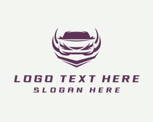 Driving - Car Racing Vehicle logo design