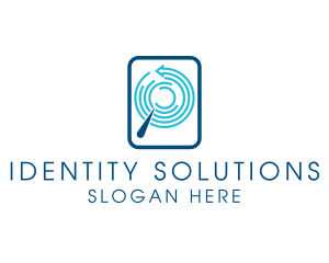 Identification - Data Search Digital Technology logo design