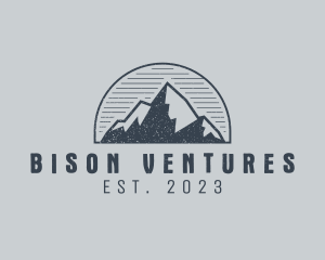 Rustic Mountain Summit logo design