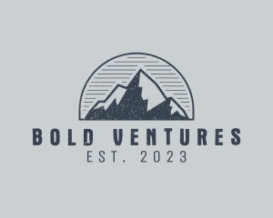 Rustic Mountain Summit logo design