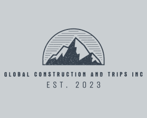 Peak - Rustic Mountain Summit logo design