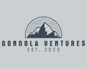 Rustic Mountain Summit logo design