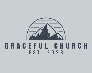 Peak - Rustic Mountain Summit logo design