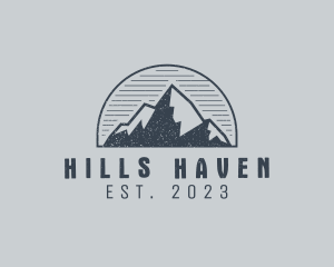 Rustic Mountain Summit logo design