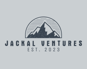 Rustic Mountain Summit logo design