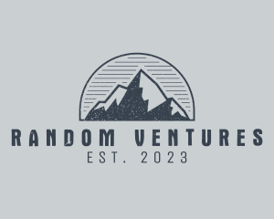 Rustic Mountain Summit logo design