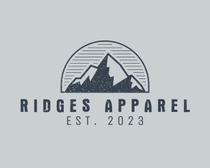 Rustic Mountain Summit logo design