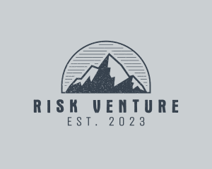 Rustic Mountain Summit logo design