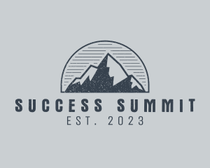 Rustic Mountain Summit logo design